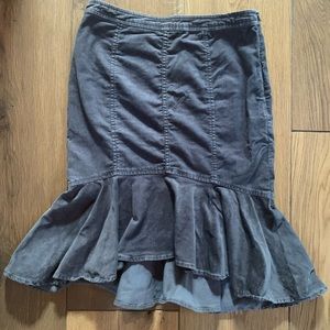 Pilcro and the Letterpress Corduroy Skirt